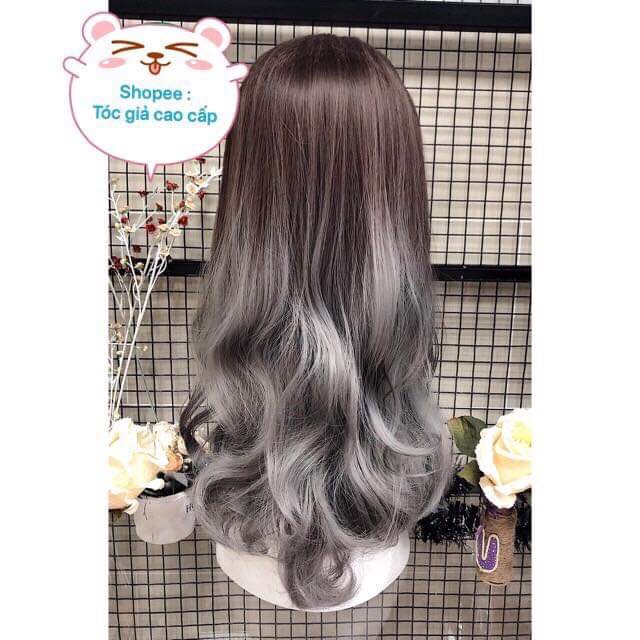 Tóc giả kẹp nữa đầu 🥰 freeship 50k🥰 tóc chữ u omber đủ màu cao cấp- hình thật