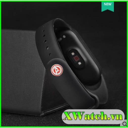 Dây đeo Xiaomi Mi Band 3/ 4 , Mi Band  5 Avenger (Mi Band 3/4/5 Avengers)