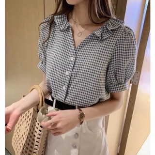 Áo trễ vai áo sơ mi