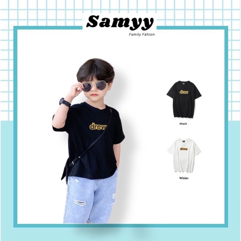 Áo thun tay lỡ Dre w cho bé và gia đình, áo phông nam nữ unisex , samyy_vn