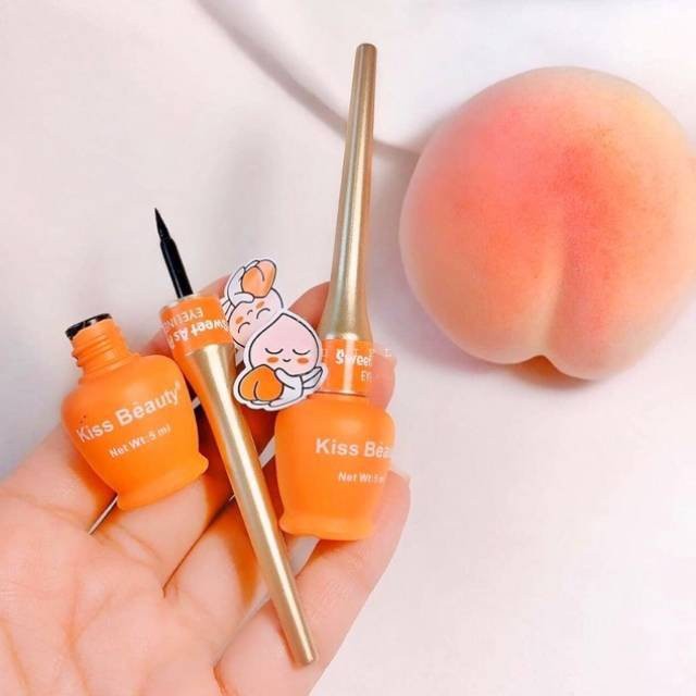 Lọ Kẻ Mắt TRÁI ĐÀO CAM 864 Daisy Kissbeauty nội địa sỉ rẻ lâu trôi mèm mịn dễ dùng eyeliner makeup | BigBuy360 - bigbuy360.vn