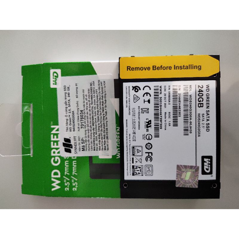 ổ cứng ssd 240g wd mới chính hãng | BigBuy360 - bigbuy360.vn