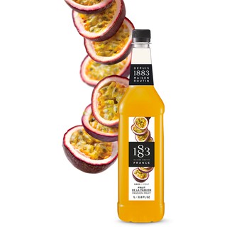 Syrup Passion Fruit (Chanh dây) 1883 1L (Chai) - MAISON ROUTIN FRANCE