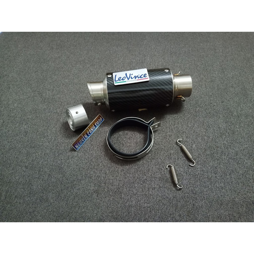 Pô leovince ngắn có tiêu tiện giảm thanh hình xéo