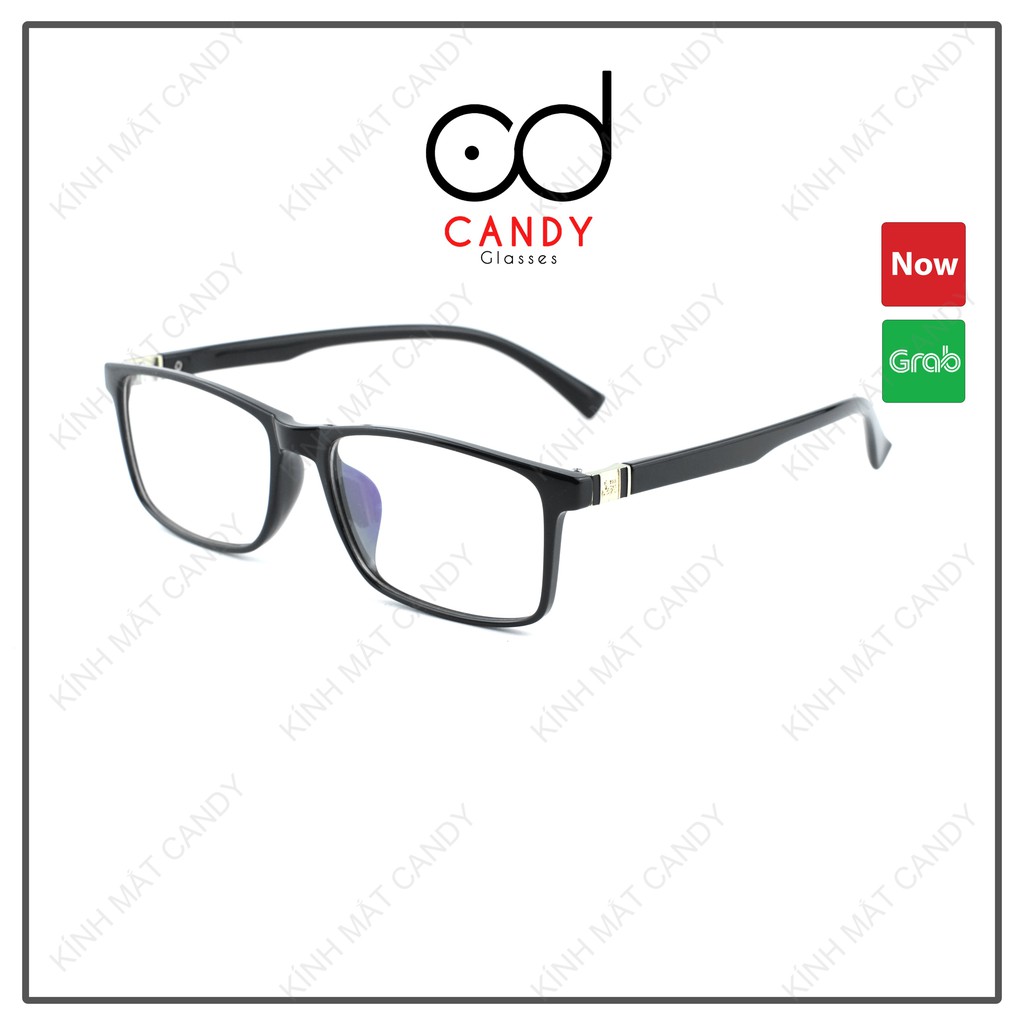 Gọng kính cận vuông nhựa dẻo nam nữ 214 – Tiệm kính Candy