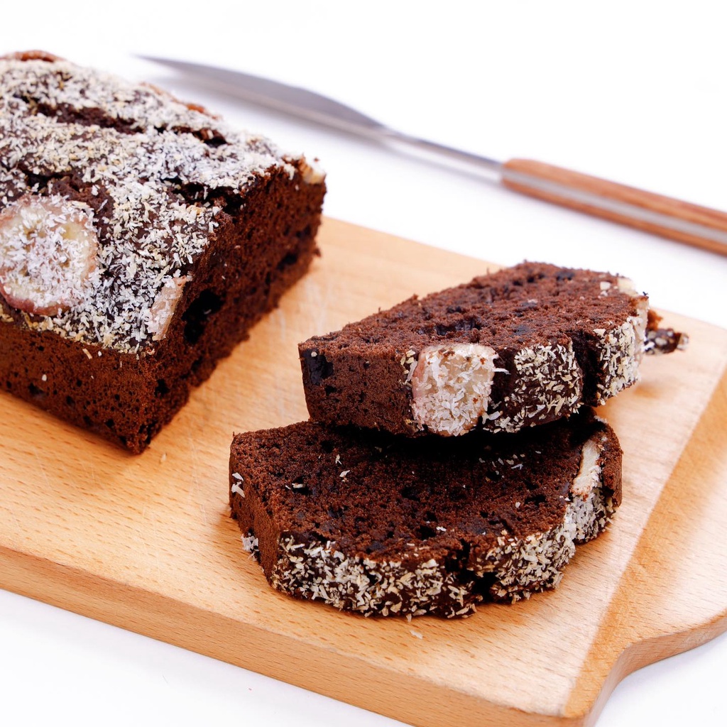 Bánh Cake Chuối Chocolate 300Gr Thương Hiệu Gạch Đỏ Chuẩn Healthy Food