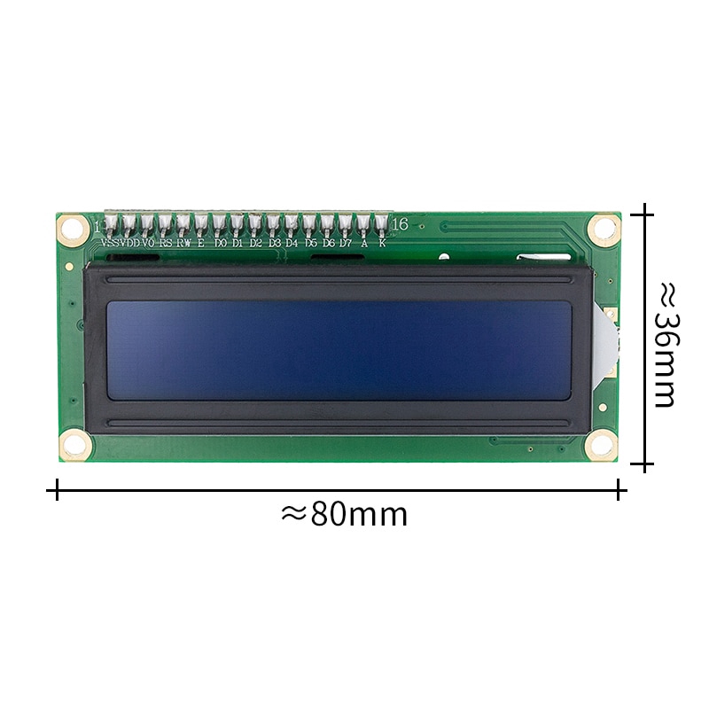 Mô đun chuyển đổi PCF8574 IIC/I2C LCD1602 màn hình xanh dương/xanh lá TENSTAR ROBOT LCD1602+I2C LCD 1602 cho arduino