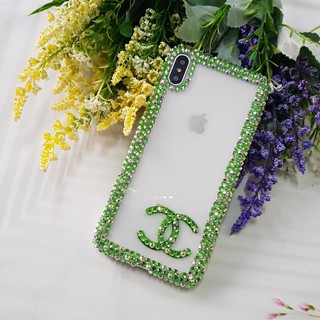 [IB DÒNG ĐT]Ốp lưng handmade đính đá viền đủ màu
