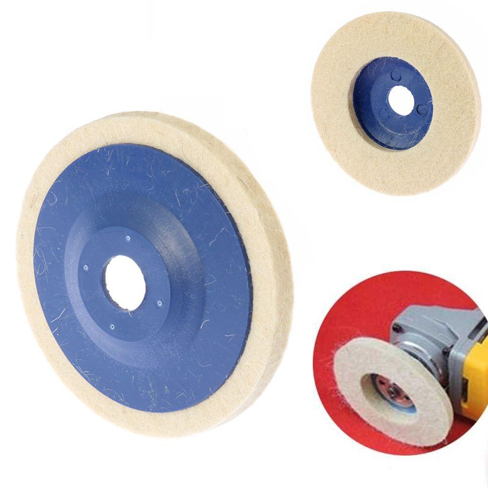 WATTLE Bộ 10 Miếng Đệm Nỉ Tròn 4inch Dùng Đánh Bóng Kính / Gốm Sứ