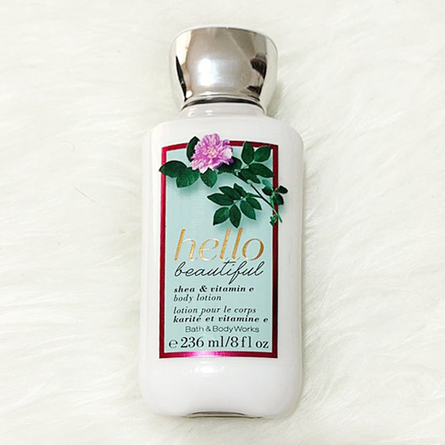 Sữa dưỡng thể hương nước hoa Hello Beautiful - Bath and Body Works 236ml