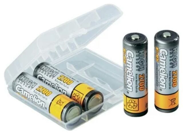 Pin sạc AA Camelion 2700Mah, 2500Mah, 2300Mah vỉ 2 viên