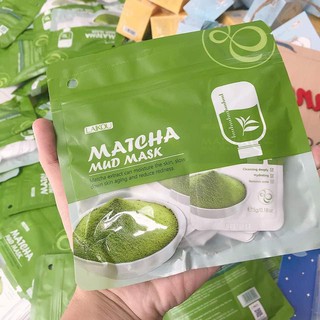 Mặt nạ  matcha trà xanh ( 12 gói bên trong) mẫu mới