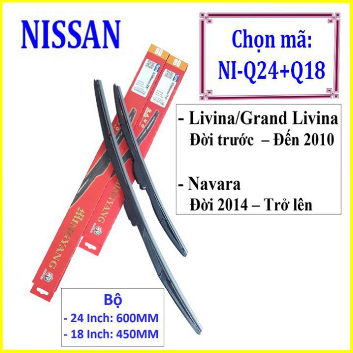 Sản Phẩm Cần gạt mưa NISSAN LIVINA, GRAND LINVINA, NAVARA- VÀ CÁC DÒNG XE KHÁC HÃNG NISSAN - Công nghệ Đức ..