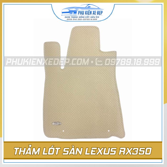 Thảm lót sàn ô tô CAO CẤPKata cao su Thái Lan xe Lexus RX350 2016-2020/RX350 2009-2015/NX300/LS460L/NX200T/LX570/LS250