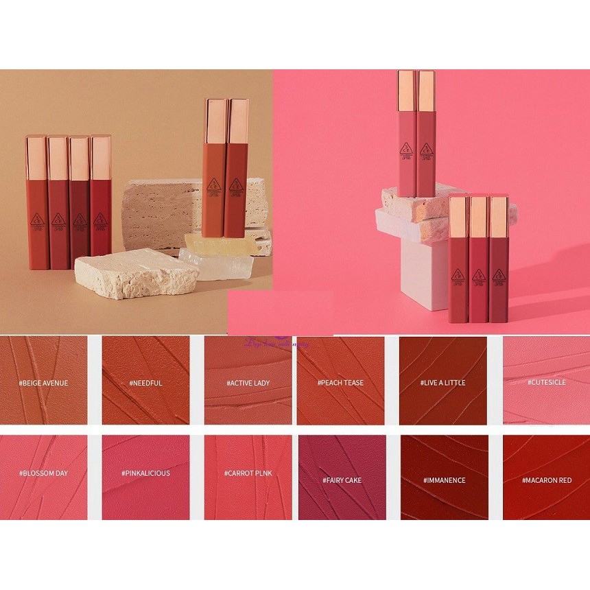 [FLASH SALE CÓ HẠN] Son Kem 3CE Stylenanda Cloud Lip Tint 4g Chính Hãng Trúc Cosmetics