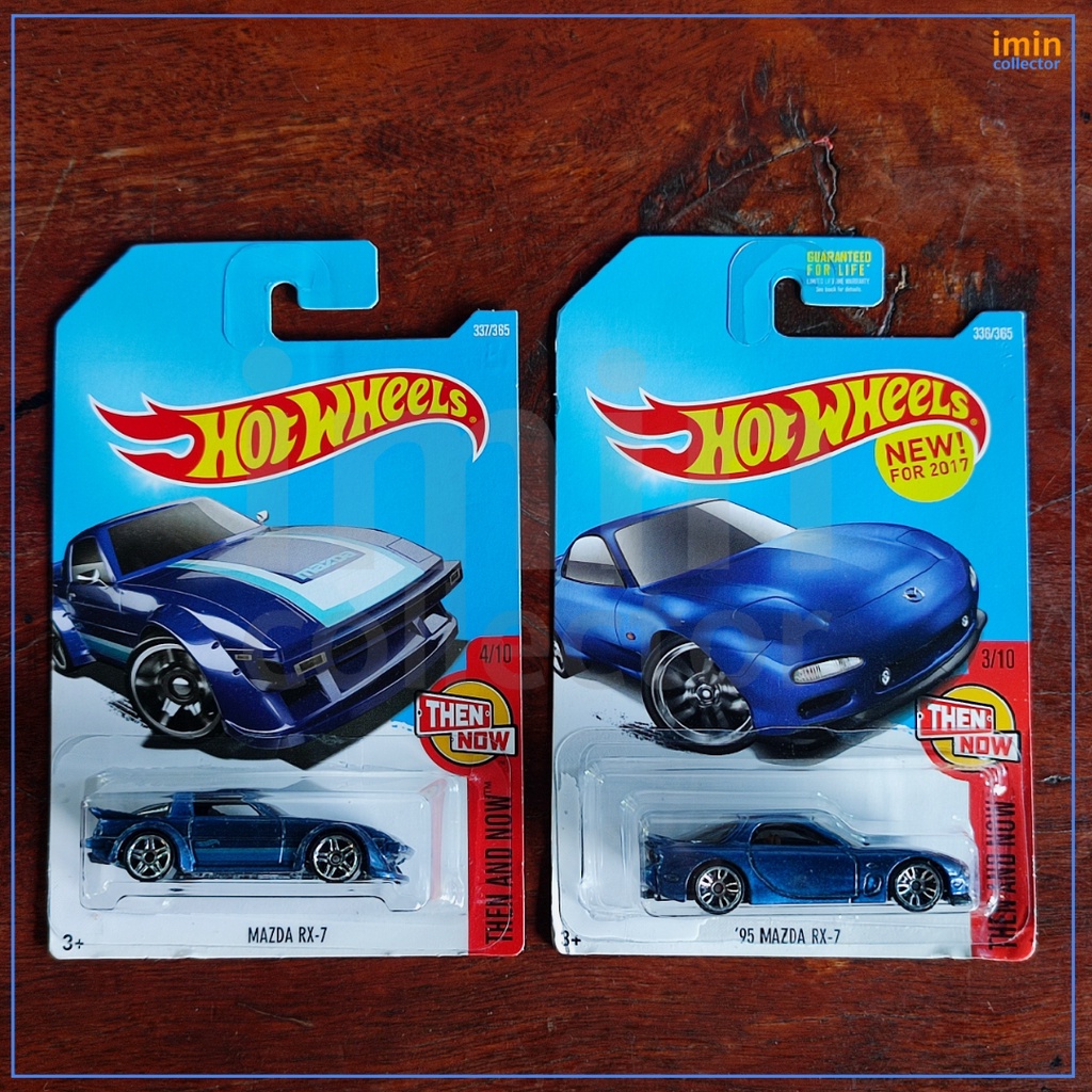 Xe kim loại Hotwheels [Mazda Rx-7 FD & FC] 1 / 64