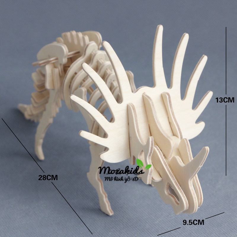 Đồ chơi lắp ráp Mô hình Khủng long Styracosaurus