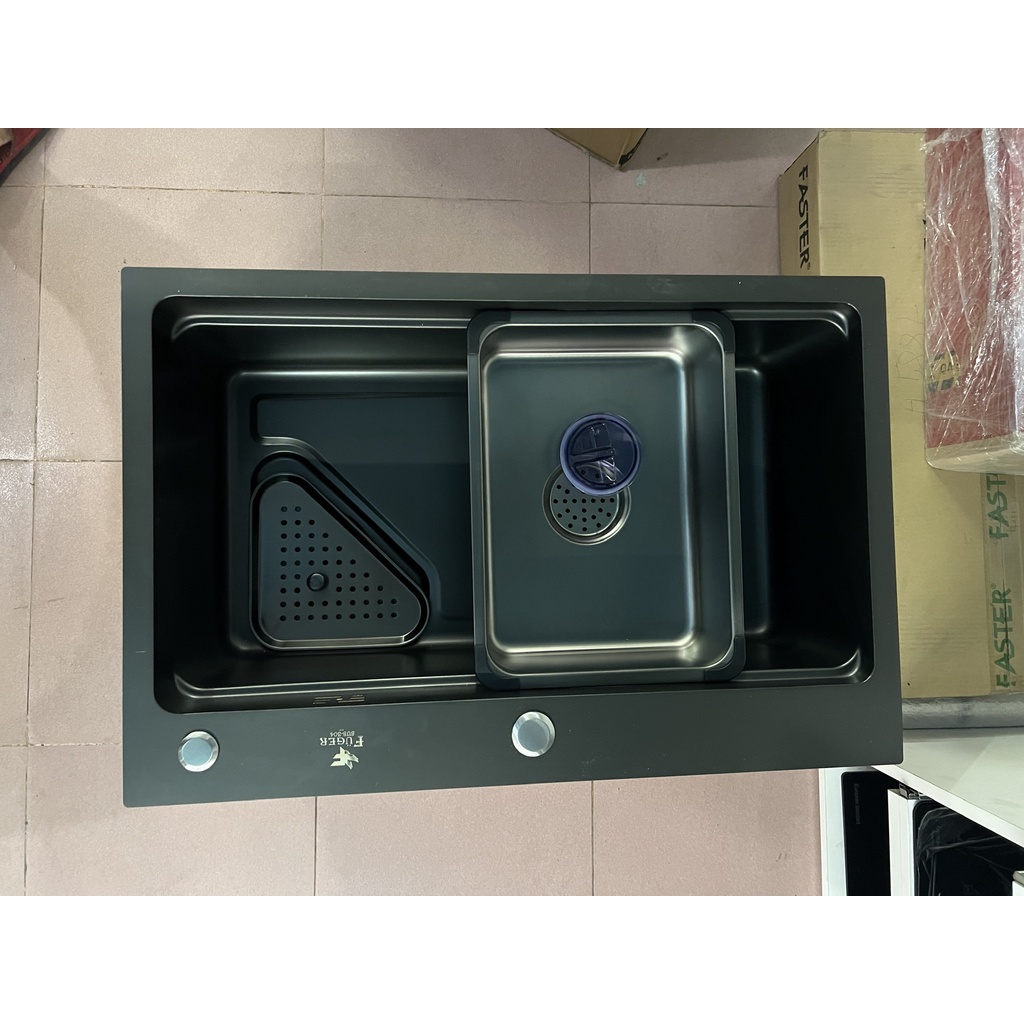 CHẬU ĐƠN 1 HỘC FUGER 6845| BỒN RỬA CHÉN GIÁ RẺ