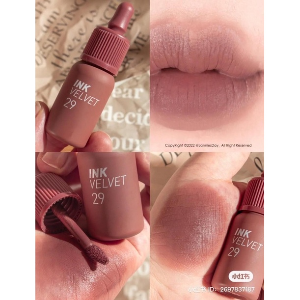 Son Môi Peripera Ink Velvet Nude Siêu Lì Bám Màu Cực Tốt - Màu 01-02-03-24-25-26-27-28