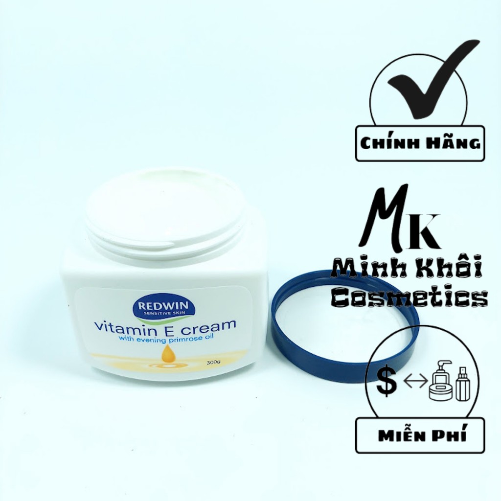 Kem dưỡng da mềm mịn redwin Vitamin E Cream 300g