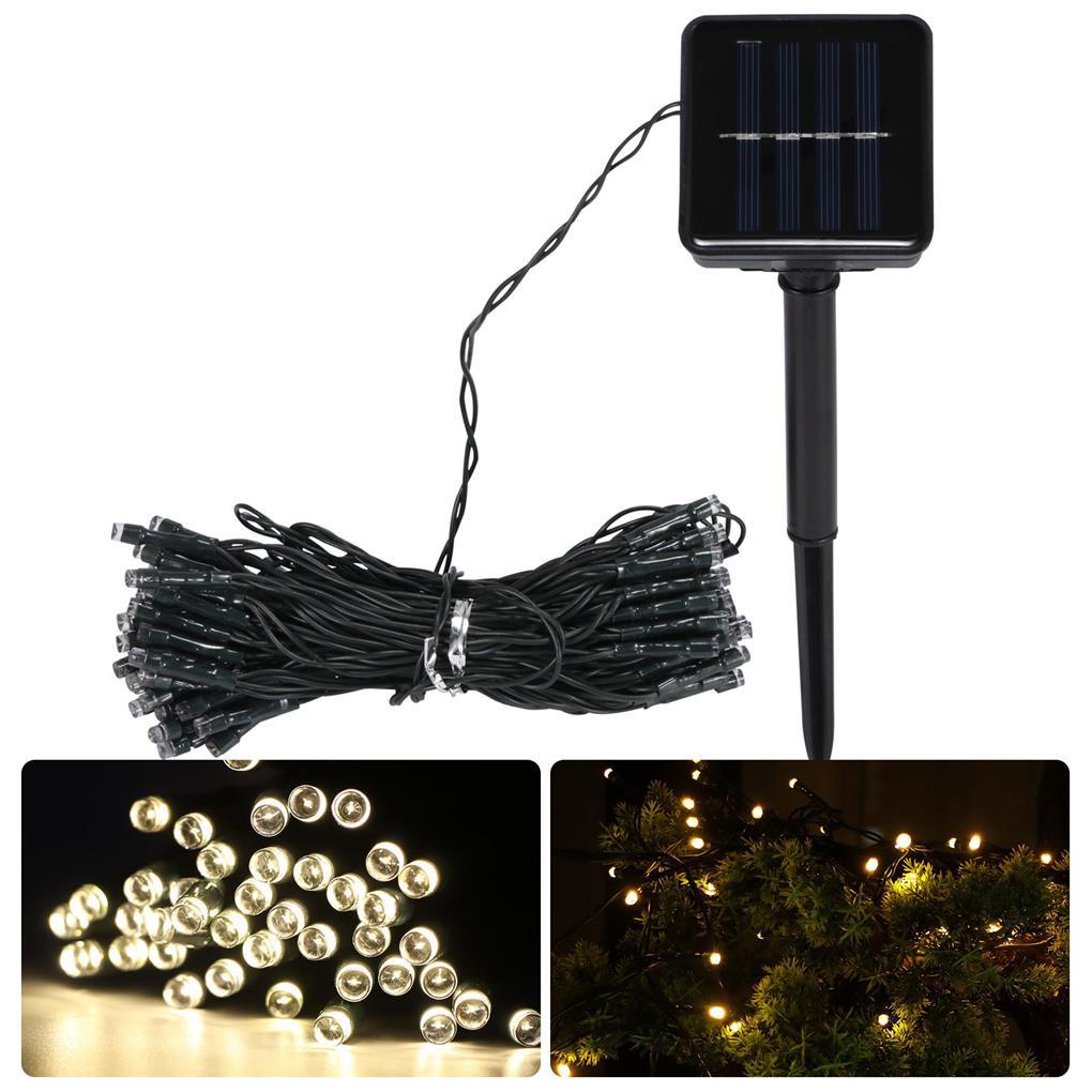 Dây Đèn Led Gắn Dù Chống Thấm Nước Sử Dụng Năng Lượng Mặt Trời