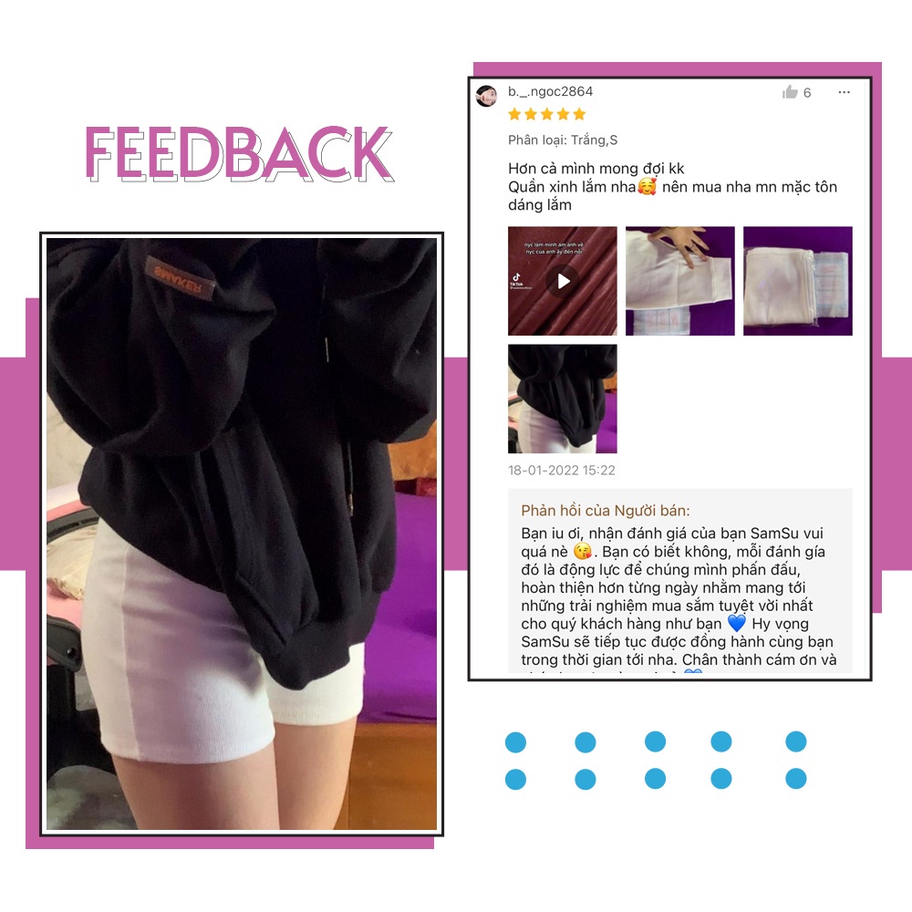 Quần Black Funoff Short - Biker short dáng ngắn nữ mùa hè năng động tập gym yoga