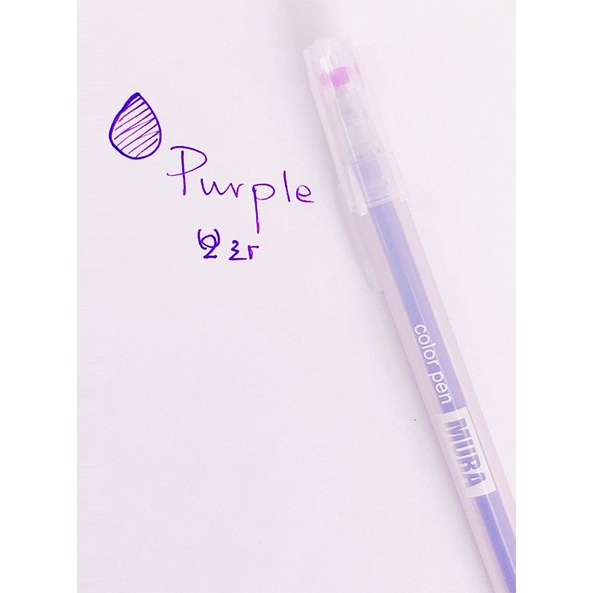 Bút Bi Nước, Bút Gel Đầu 0.5mm Trong Suốt Màu Macaron Phong Cách Hàn Quốc