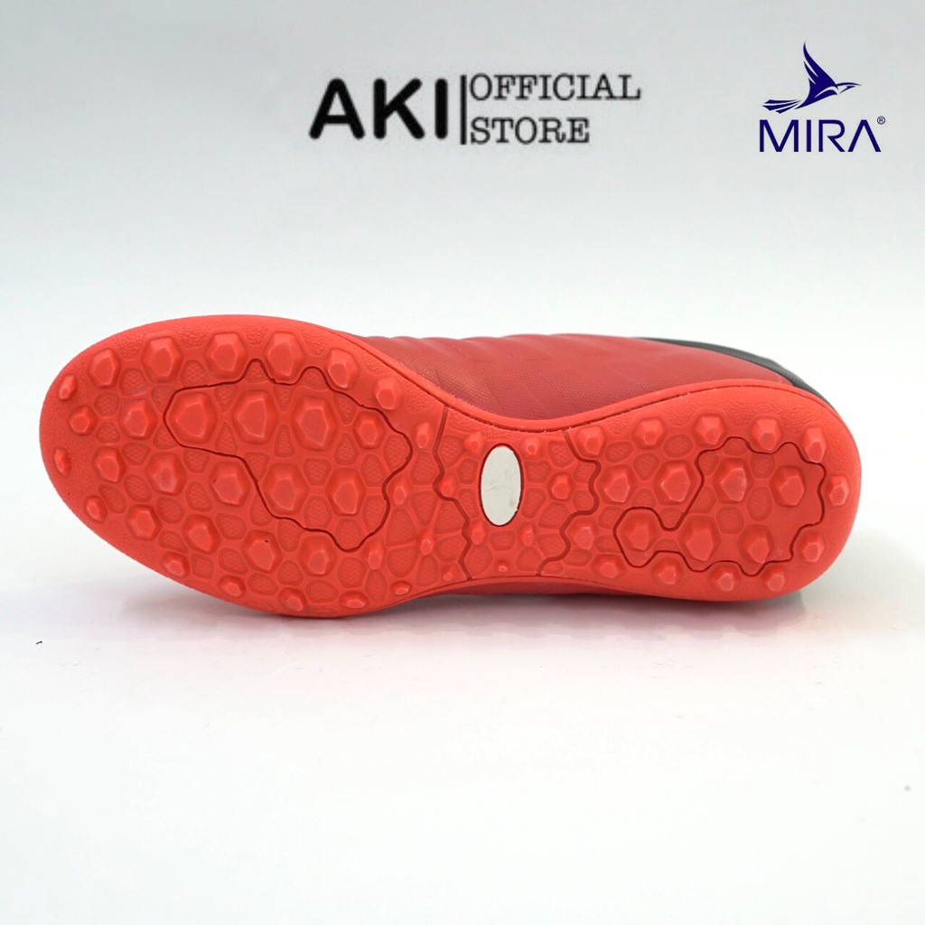 Giày Đá Bóng Cỏ Nhân Tạo Mira Hùng Dũng 16 Đỏ Thể Thao Nam Chính Hãng Chất Lượng - Hd001