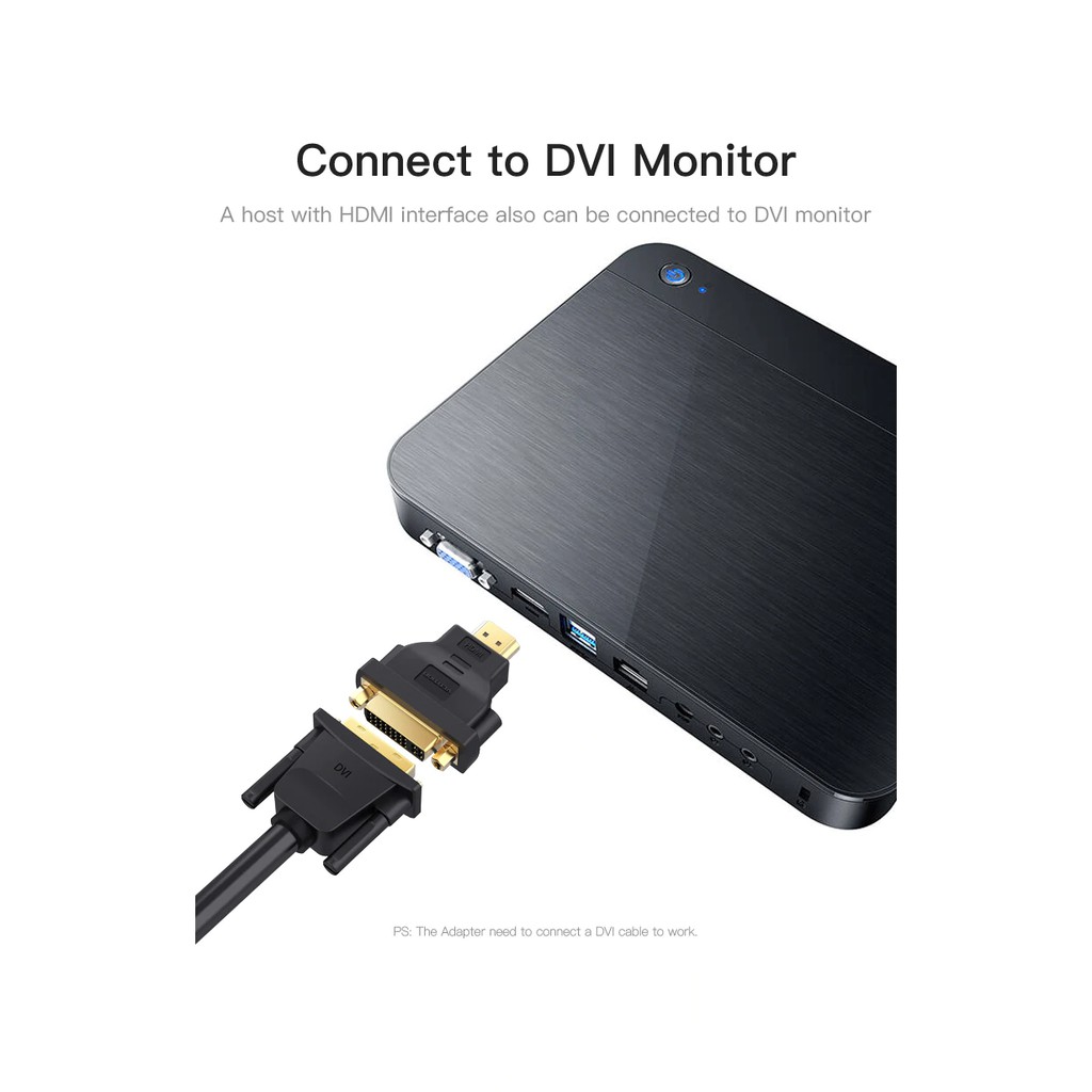 Vention Hdmi Dvi Adapter 1080p Hdtv Converter Male To Female