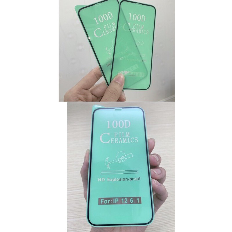 Kính cường lực iphone 12 pro (6.1) / iphone 12 (6.1), iphone 12 pro max (6.7) full dẻo