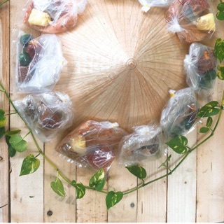 Combo 35 bánh tráng sa tế tắc + 35 Bánh Tráng Me + 10 bánh trang bơ + 10 bánh trắng bơ + 35 bánh tráng tỏi