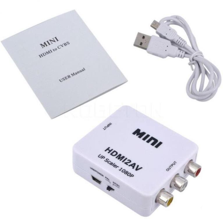 Box Chuyển mini HDMI Ra AV | BigBuy360 - bigbuy360.vn