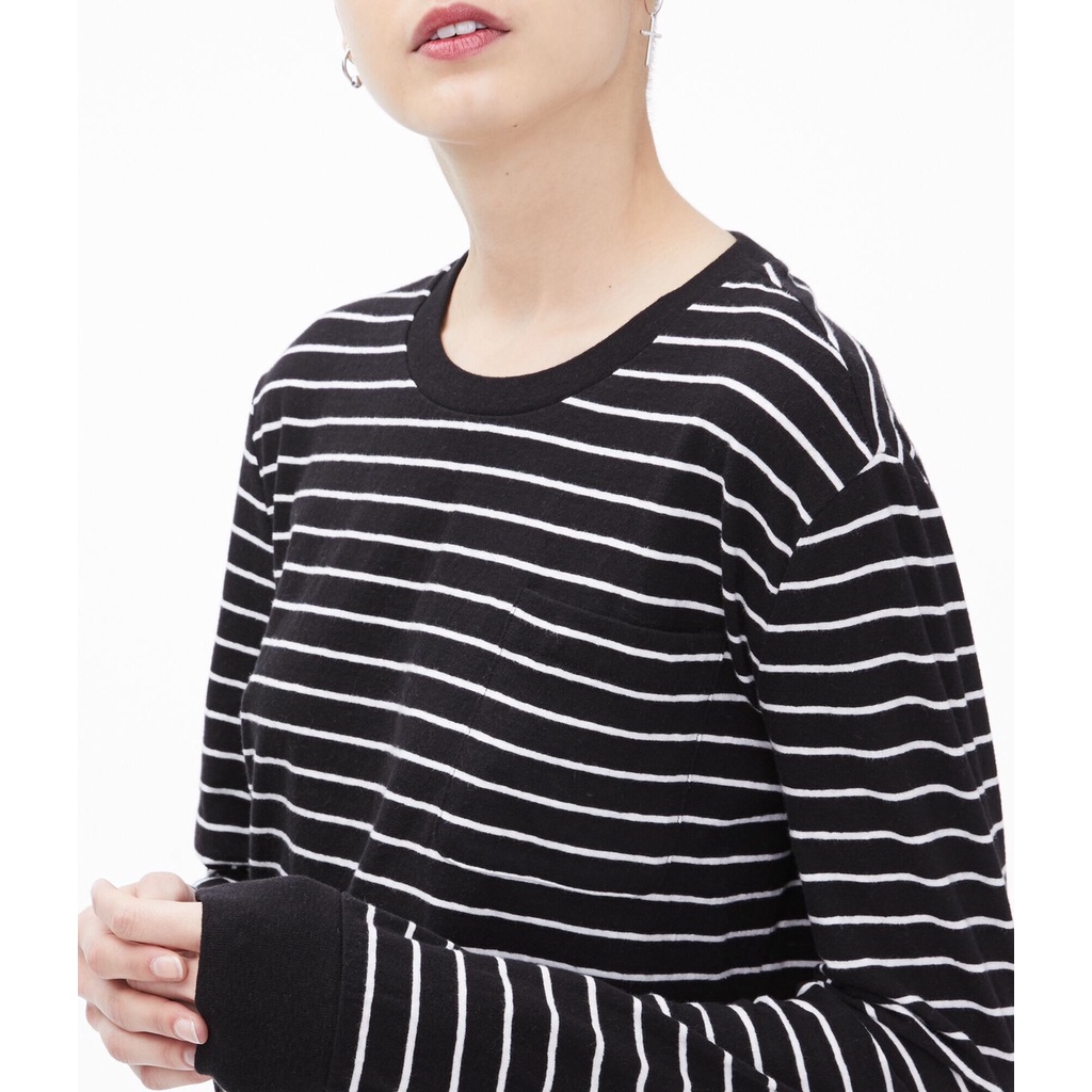 HÀNG XUẤT XỊN - ÁO THUN TAY DÀI CROPTOP XUẤT KHẨU