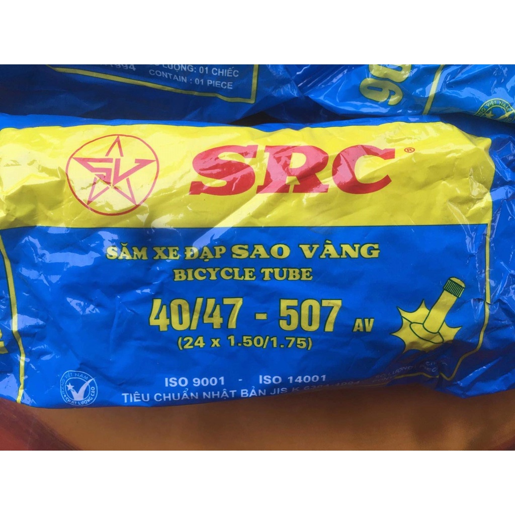 Săm xe đạp 24 inch sao vàng các loại 24 x 1 3/8 , 24 x 1,5-1,75