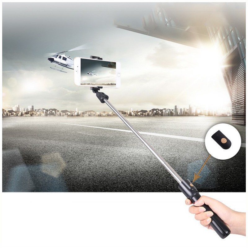 ۩✺✟Gậy Chụp Hình FREESHIP Khi Nhập [SELFIE] Gậy Tự Sướng kiêm Tripod 3 chân + Nút bluetooth K07 chính | BigBuy360 - bigbuy360.vn