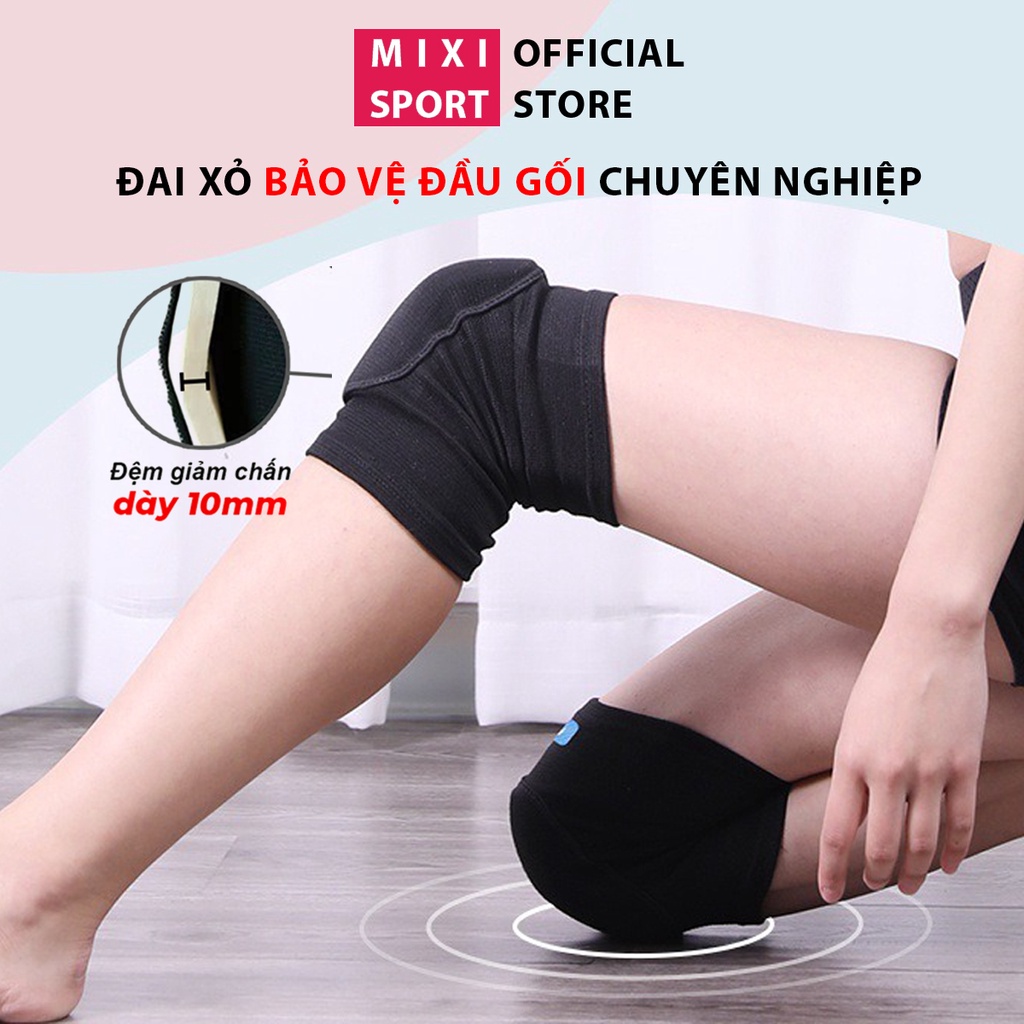 Đai Bảo Vệ Đầu Gối, Bó Gối Thể Thao Với Miếng Lót Đệm Dày