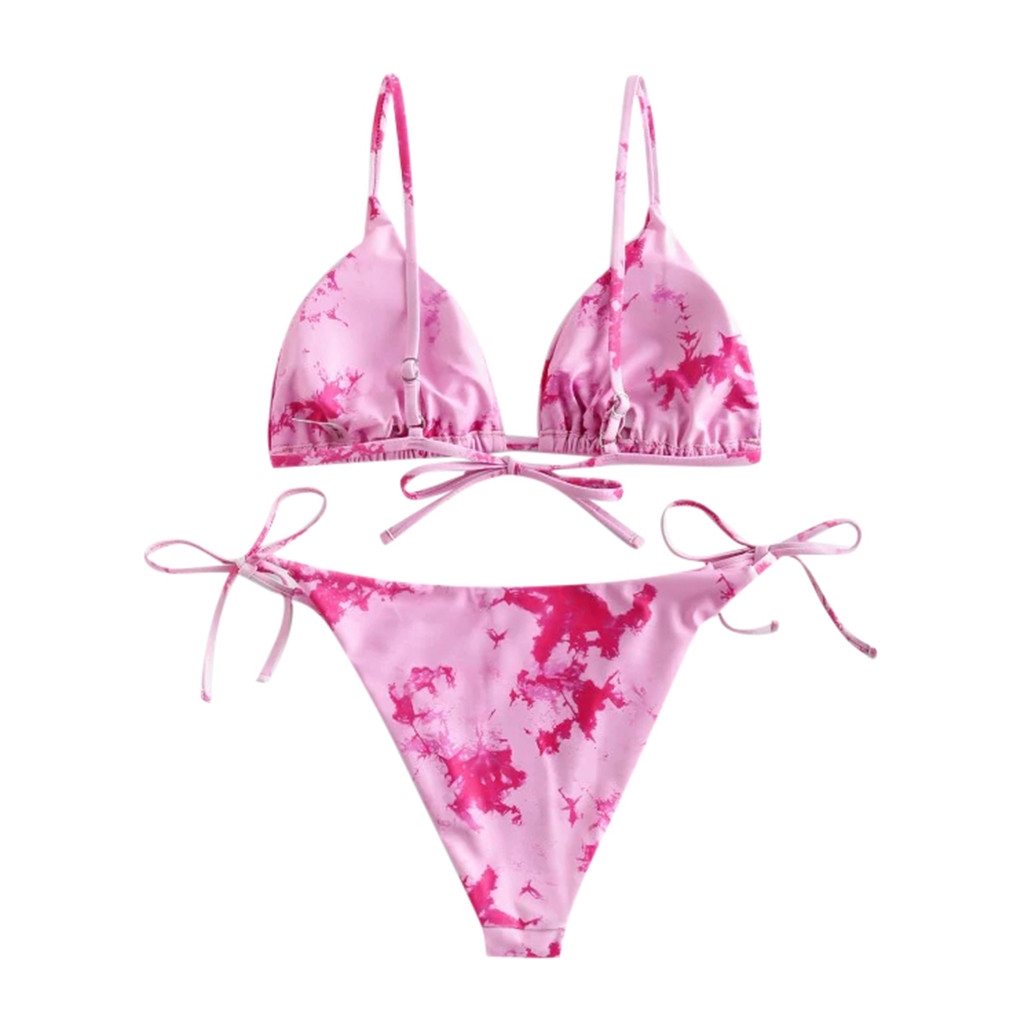 Bộ bikini màu gradient có đệm nâng ngực thời trang cho nữ | BigBuy360 - bigbuy360.vn