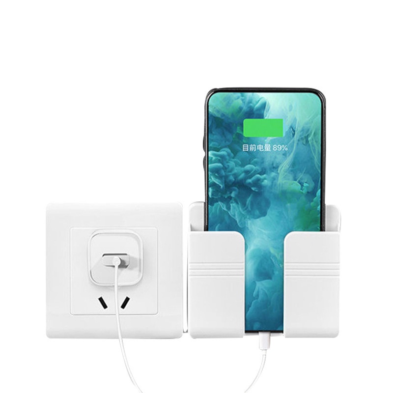 Kệ dán tường, giá đỡ sạc điện thoại remote siêu tiện lợi