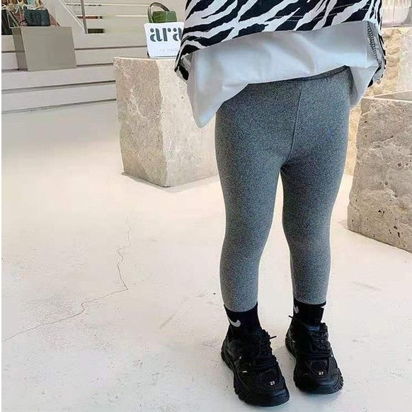 Quần legging cotton co giãn thoáng khí thời trang xuân thu cho bé gái