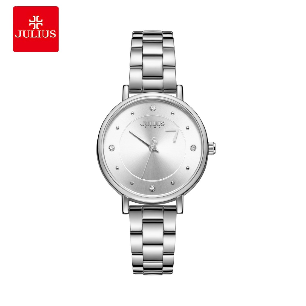 [Julius Official] Đồng hồ nữ Julius JA-1248 dây thép