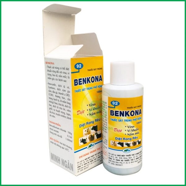Benkona 100ml sát khuẩn diệt rêu giá thể