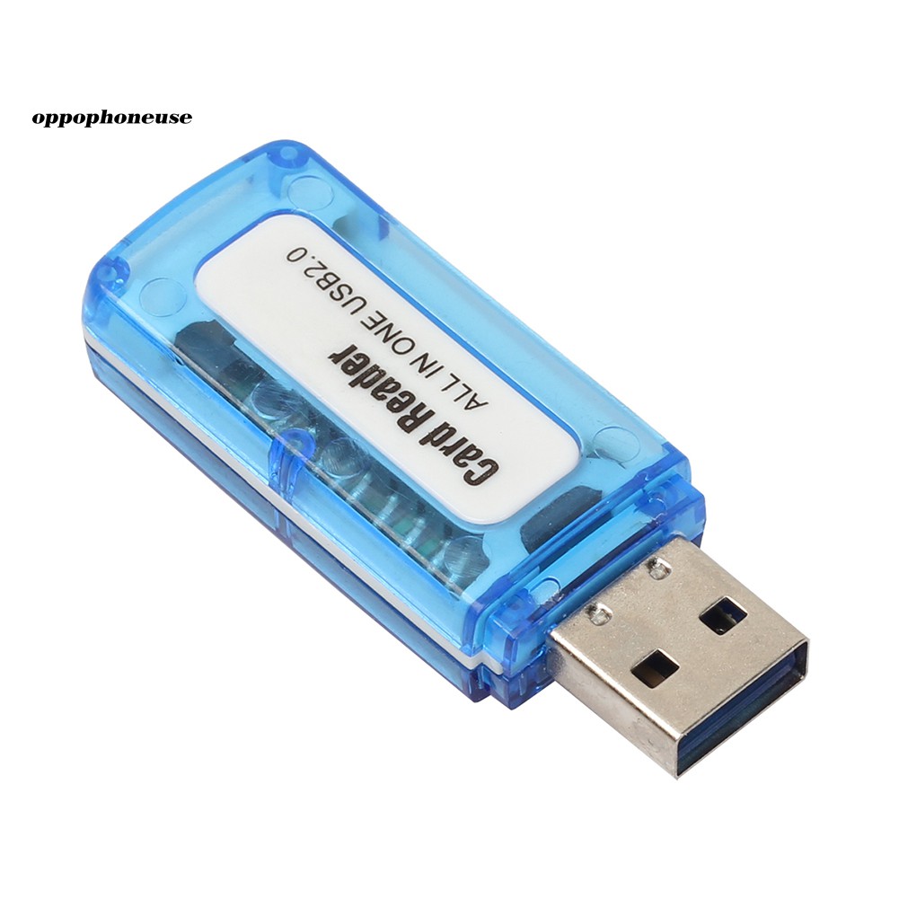 Đầu Đọc Thẻ Nhớ 4 Trong 1 Usb 2.0 Cho M2 Sd Sdhc Dv Micro Sd Tf