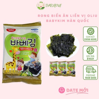 Rong biển ăn liền baby kim vị oliu hàn quốc 4gr