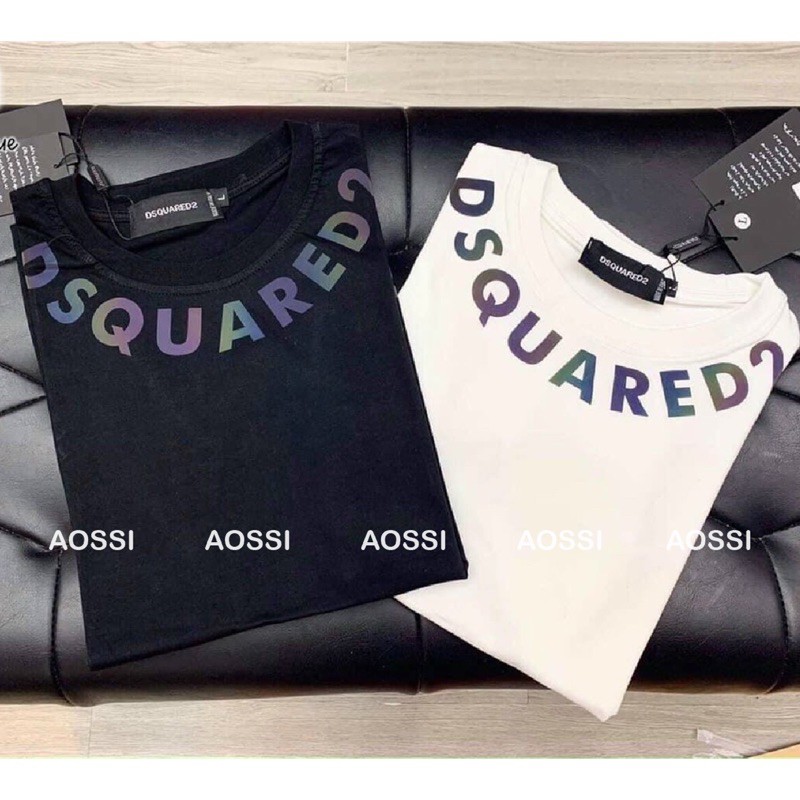 Áo thun phản quang 7 màu - DSQUARED2 -form tay lỡ Unisex