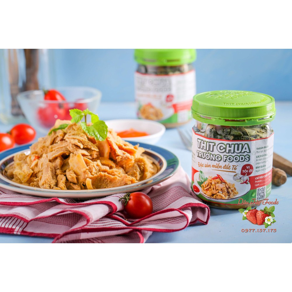 combor siêu rẻ 5 lọ thịt chua TRƯỜNG FOODS vị tỏi ớt- hàng chính hãng,hương vị thơm ngon, cay cay được nhiều người thích | BigBuy360 - bigbuy360.vn