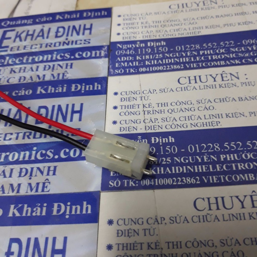5 bộ đầu nhựa đực + cái bấm dây sẵn HT5.08 5.08mm 2P kde4011