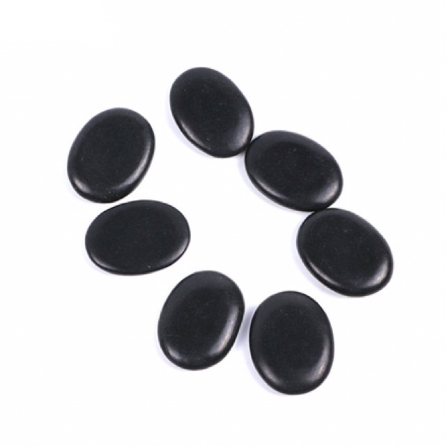 Đá Nóng Massage Body Đá Mát Xa 8cm 8x6cm Ovan Tròn To Nhỏ cho Spa đủ size
