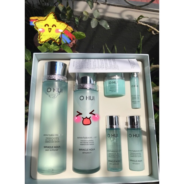 Ohui Miracle Aqua Special Set 6 sản phẩm🌸