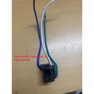 Đui đèn 3 chân H4 dành cho các đời xe máy, Đui bóng led H4, giắc cắm 3 chân