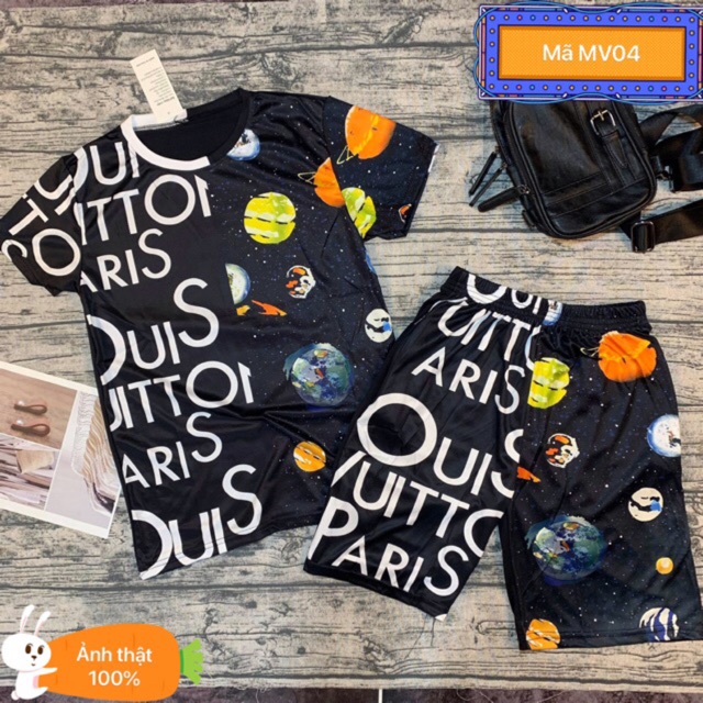 Bộ nam hè in 3D L.V hành tinh ( ảnh video thật) | BigBuy360 - bigbuy360.vn